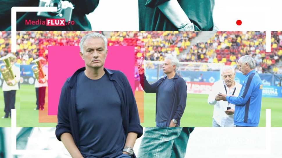 EXCLUSIV PAPARAZZI Mourinho și-a prezentat achiziția de 100.000 de euro pe Arena Națională. The Special One a stârnit invidia jucătorilor din Generația de Aur | GALERIE FOTO