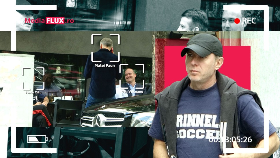 EXCLUSIV PAPARAZZI Matei Paun sponsorul lui Nicușor Dan întâlnire surpriză cu premierul La masă era și Dan Vîlceanu. S-a băut și s-a mâncat pe săturate FOTO și VIDEO
