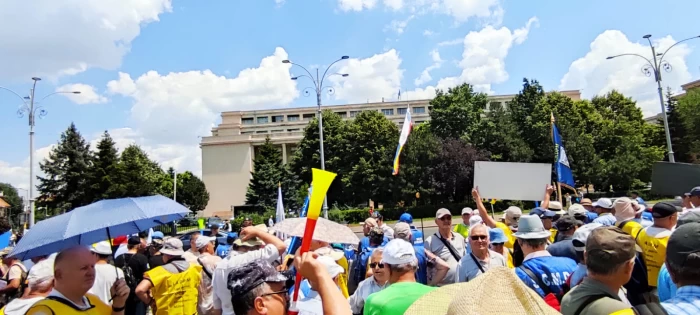 Protest pensionari militari