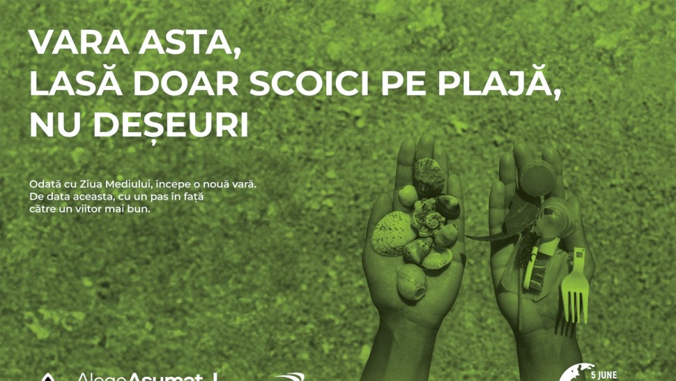 5 Iunie - Ziua Internațională a Mediului dă startul unei veri responsabile. Campania Alege Asumat atrage atenția asupra importanței gesturilor individuale simple în vacanțe cu un impact semnificativ pentru mediu