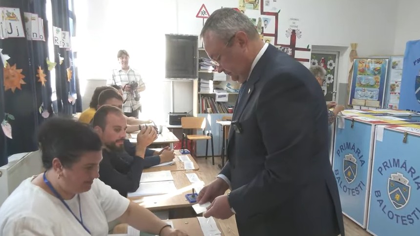 Liderul PNL Nicolae Ciucă a fost deja la vot Este un moment decisiv