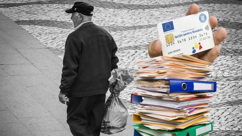 EXCLUSIV Umilit de statul român un pensionar vrea să intre în greva foamei. Nu și-a primit nici acum cardul de alimente și este plimbat de la o instituție la alta