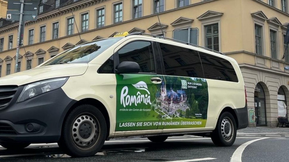 625 de taxiuri colatante vor promova turismul din România la EURO 2024 din Germania
