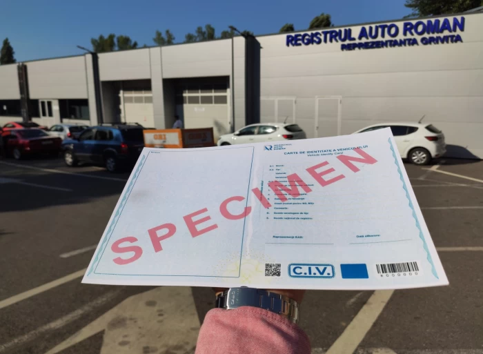 Cartea de Identitate a Vehiculului (CIV). RAR