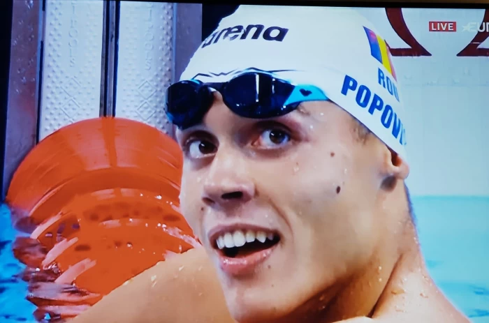 David Popovici a luat o nouă medalie