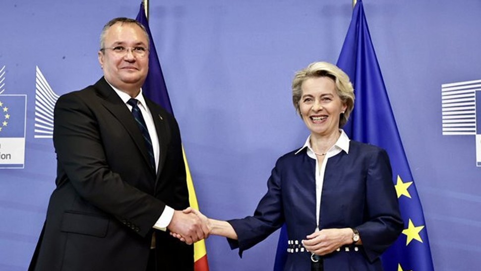 Nicolae Ciucă și Marcel Ciolacu au felicitat-o pe Ursula con der Leyen pentru noul mandat la Comisia Europeană