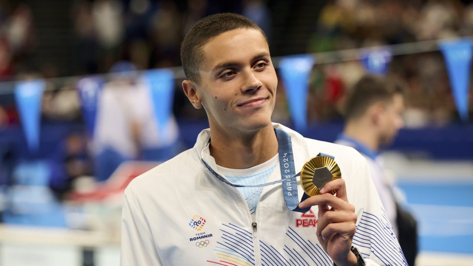 Fotografia uitată cu David Popovici Gena olimpică de aur a marelui sportiv ursit de Nadia Comăneci și Ion Țiriac