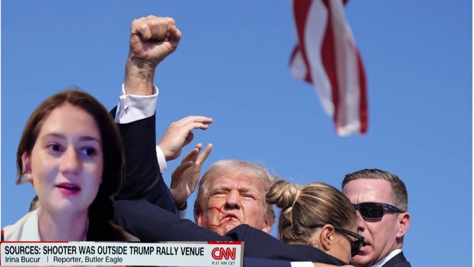 Mărturia unei jurnaliste românce aflată în mulțime când Donald Trump a fost împușcat Toţi ne-am culcat la pământ