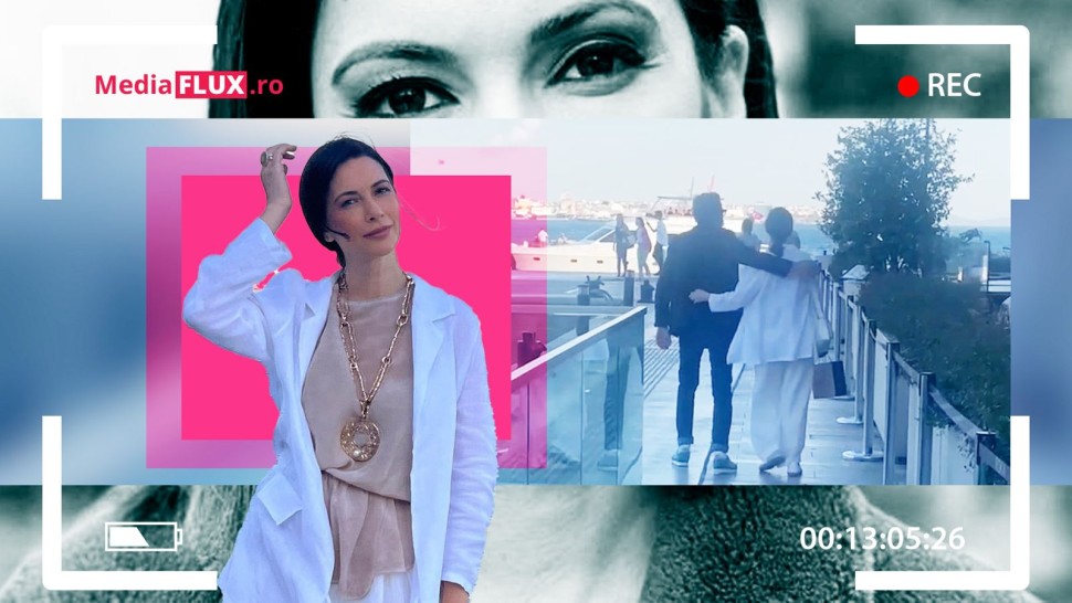 EXCLUSIV PAPARAZZI. Scenă neobișnuită cu români celebri pe malul Bosforului. Soțul Andreei Berecleanu pe jos în fața vedetei VIDEO