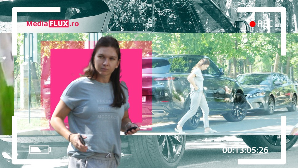 EXCLUSIV PAPARAZZI. În lipsa tenisului Simona Halep se antrenează la coafor | FOTO și VIDEO