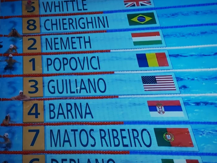 David Popovici, calificare în proba de 100 m