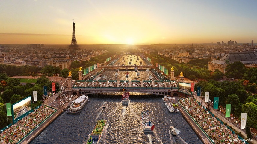 Au început Jocurile Olimpice de la Paris 2024 Ceremonie de deschidere fără precedent vineri 26 iulie pe Sena