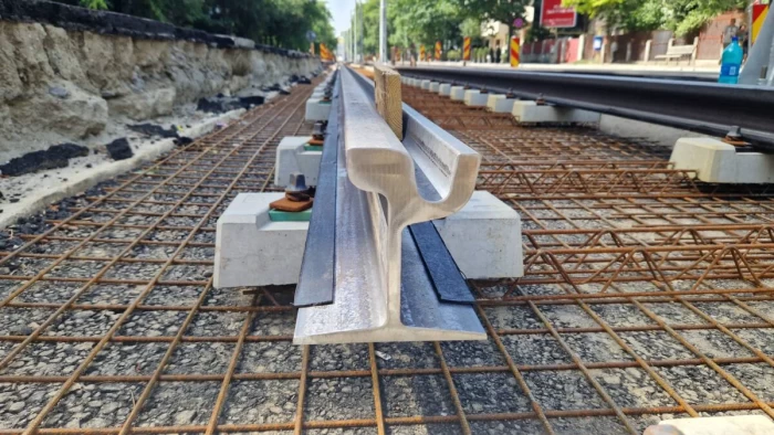 erori de construcție la linia de tramvai 
