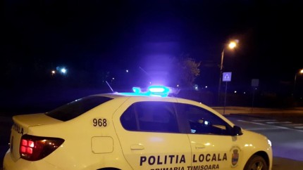Un agent de la Poliția Locală Timișoara a fost lovit de un șofer drogat. Vinovatul a încercat să fugă