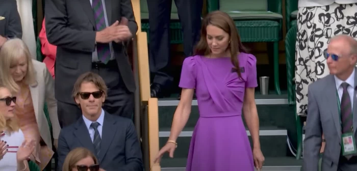 Kate Middleton, prima apariție în public după ce a fost diagnosticată cu cancer. Ovații în picioare ale publicului de la Wimbledon pentru prințesă VIDEO