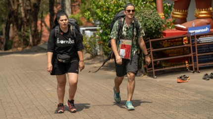 Ioana State și Mane Voicu luptă în competiția sezonului 7 Asia Express pe Drumul Zeilor. Ioana State Sunt inconștient de nerăbdătoare
