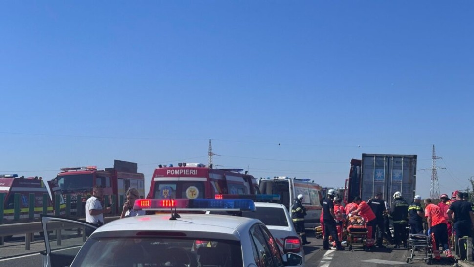 Grav accident rutier soldat cu 11 victime în județul Constanța. A fost activat Planul Roșu de intervenție | UPDATE
