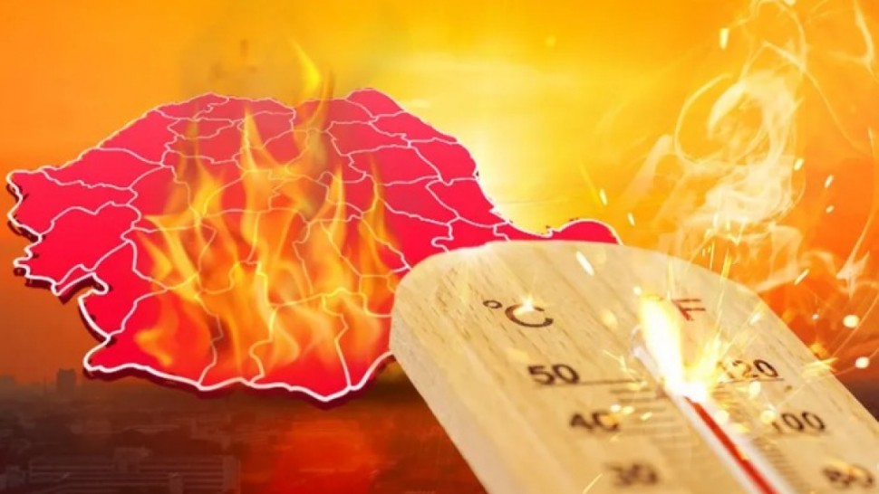 Alertă meteo ANM de căldură extremă cu temperaturi de 37 de grade Cod Portocaliu de caniculă sâmbătă și duminică HARTĂ