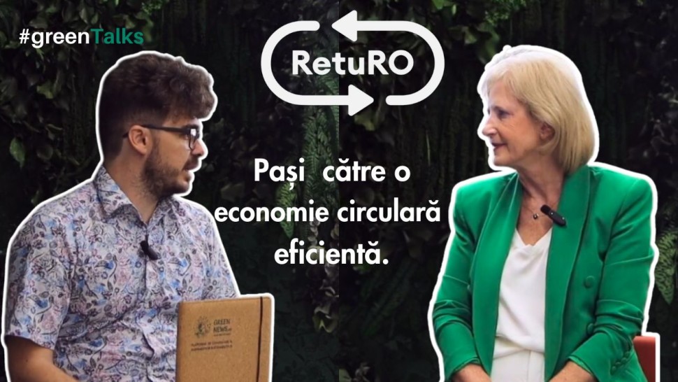 GREEN TALKS. Interviu cu Gemma Webb CEO și președinte al RetuRO-SGR. România un model de succes în reciclare sau cum sustenabilitatea devine realitate VIDEO