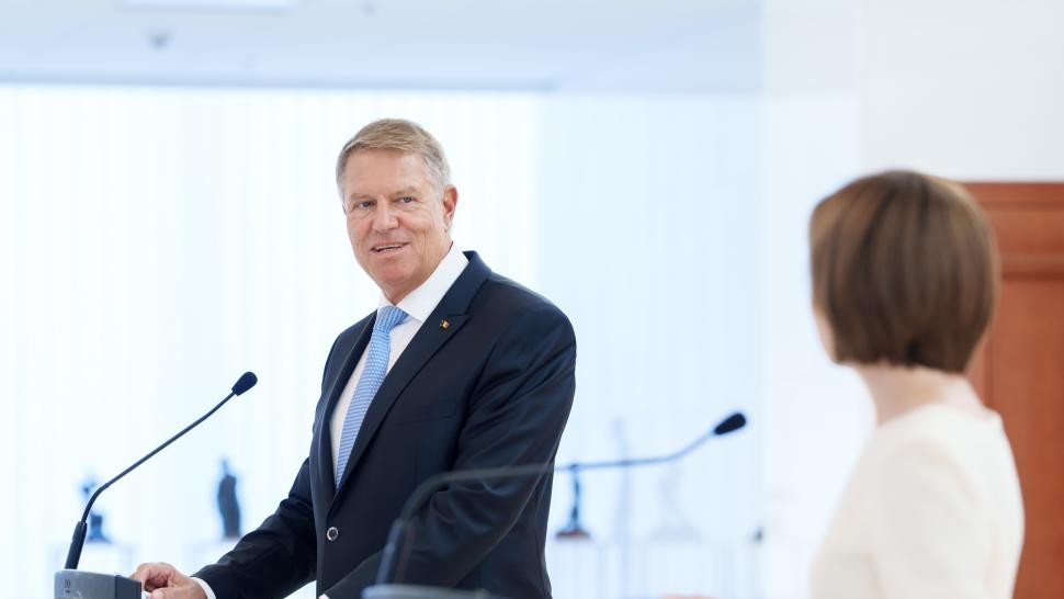 Întâlnire Klaus Iohannis - Maia Sandu. Ce a transmis președintele român de la Chișinău