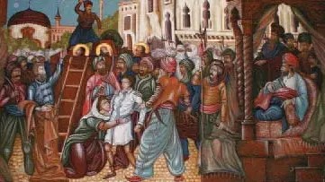 Cumplita moarte a lui Constantin Brâncoveanu și a celor patru fii ai săi Torturaţi decapitaţi aruncaţi în Bosfor