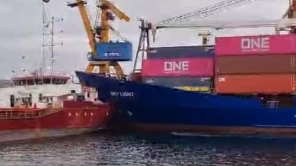 Accident în Portul Constanța. Trei nave s-au ciocnit |Video