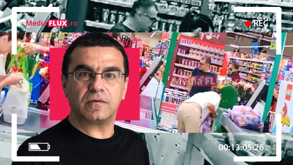 EXCLUSIV PAPARAZZI. Cum se împart treburile în familia lui Mihai Mărgineanu. El e artist și la supermarket