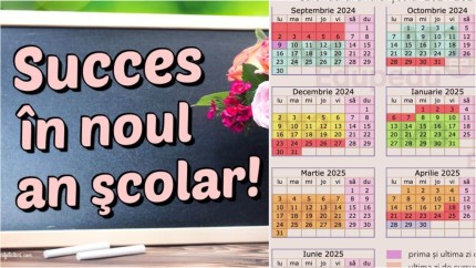 A început școala în România Luni prima zi din anul 2024-2025. Care este structura și când sunt vacanțele elevilor în acest an