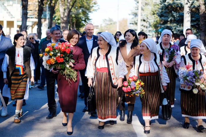 Maia Sandu în ultima zi de campanie