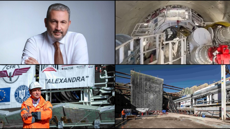 AKTOR a început forarea tunelurilor Homorod lungi de 51 km pe tronsonul Apața - Cața al căii ferate Brașov-Sighișoara Lucrări de mare anvergură în toi GALERIE FOTO