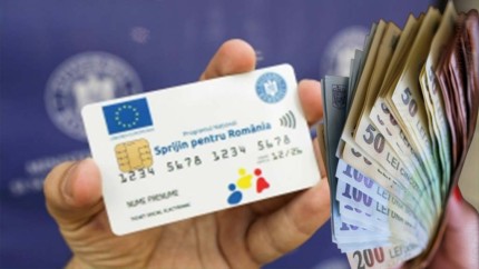 Cardurile de alimente încărcate cu 125 de lei. Unde au ajuns primii bani înainte de Crăciun