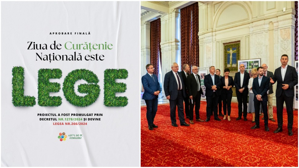 Iohannis a promulgat legea România a adoptat oficial Ziua de Curățenie Națională
