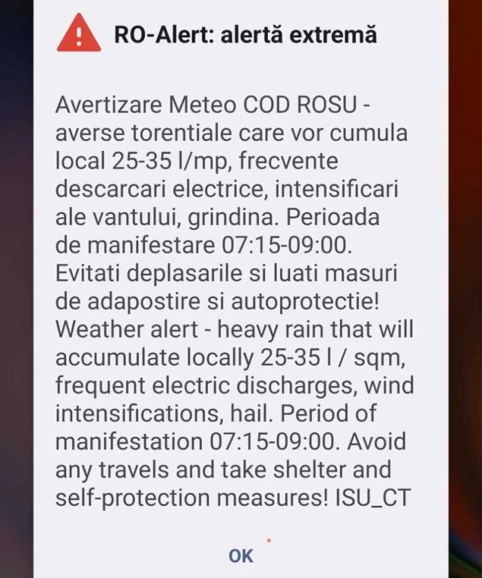Vremea rea continuă să facă ravagii în România! Copaci căzuți, străzi și curți inundate în Constanța și Galați