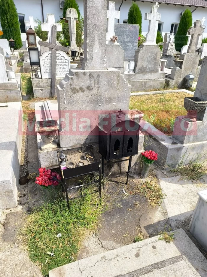 Mormânt Stela Popescu lăsat în paragină