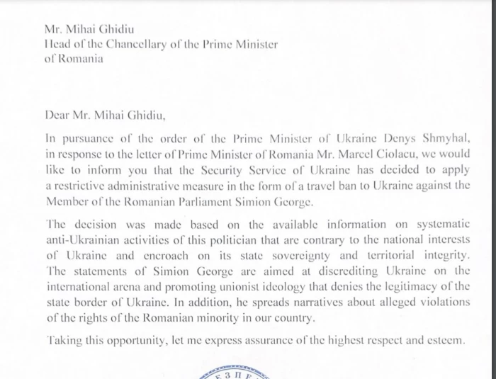 Document Ucraina