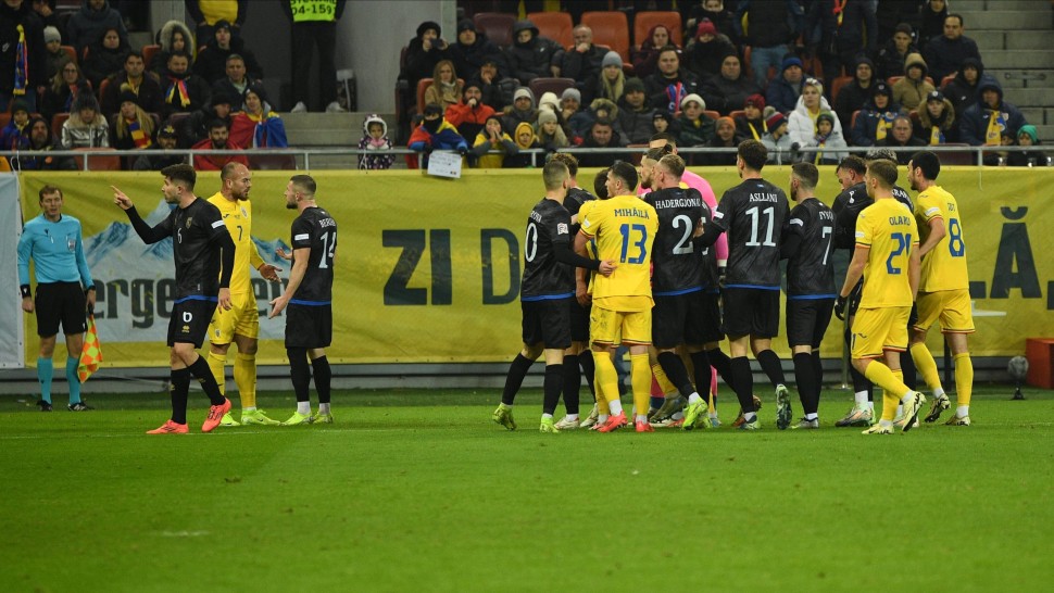 România - Kosovo fluier final după ce kosovarii au abandonat meciul | VIDEO UPDATE