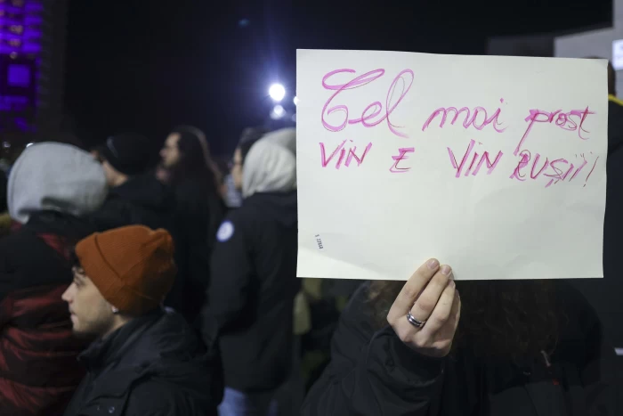 Protest anti Georgescu
