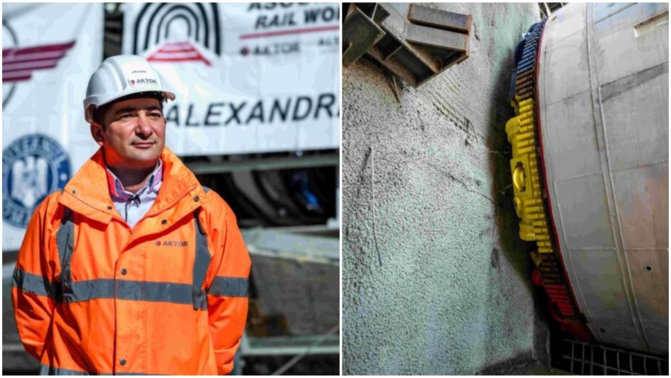 Povestea lui John Broumis inginerului care coordonează cele patru TBM-uri AKTOR care forează cele mai lungi tuneluri feroviare din România VIDEO