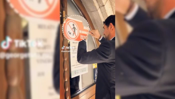 George Tuță rupe la propriu interdicția lui Clotilde Armand! Primăria S1 a devenit pet-friendly. „Sunt un iubitor al animalelor
