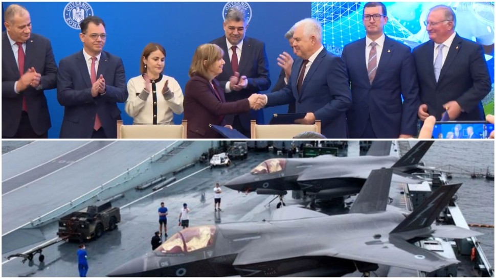 Protocolul pentru achiziția aeronavelor F-35 parafat Ministrul Apărării și ambasadorul SUA au semnat documentul. Ciolacu Această achiziție nu are doar un impact militar ci şi unul economic VIDEO