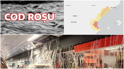 Spania ridică alerta cod roşu de intemperii în Malaga şi Valencia. Avertismentul MAE pentru români | UPDATE