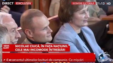 Ștefăniță Ciucă fiul lui Nicolae Ciucă prima apariție la TV la o emisiune electorală. Cu ce se ocupă băiatul candidatului liberal