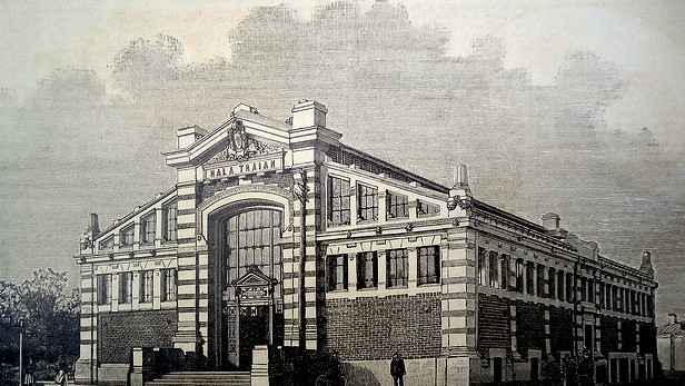 Hala Traian piața bucureșteană cu aspect de gară europeană. E opera unui cunoscut arhitect italian