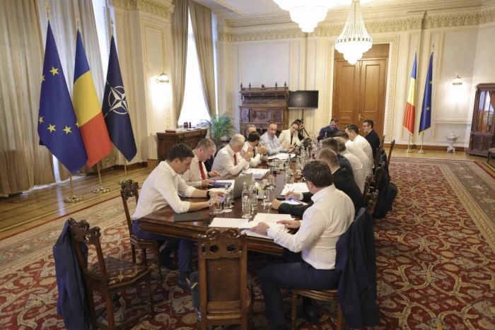 Sedinta grupului de lucru pentru programul de guvernare, la Palatul Parlamentului, in Bucuresti, 17 decembrie 2024. sursa foto: Inquam Photos / Octav Ganea