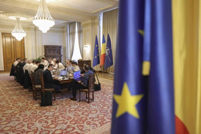 Sedinta grupului de lucru pentru programul de guvernare, la Palatul Parlamentului, in Bucuresti, 17 decembrie 2024. sursa foto: Inquam Photos / Octav Ganea