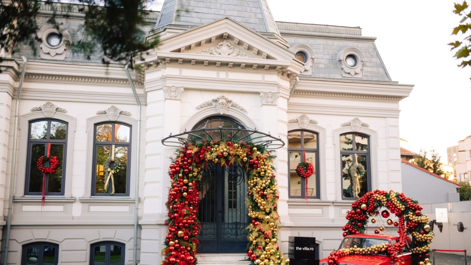 Casa Dimitrie Bolitineanu din București decor magic de Crăciun