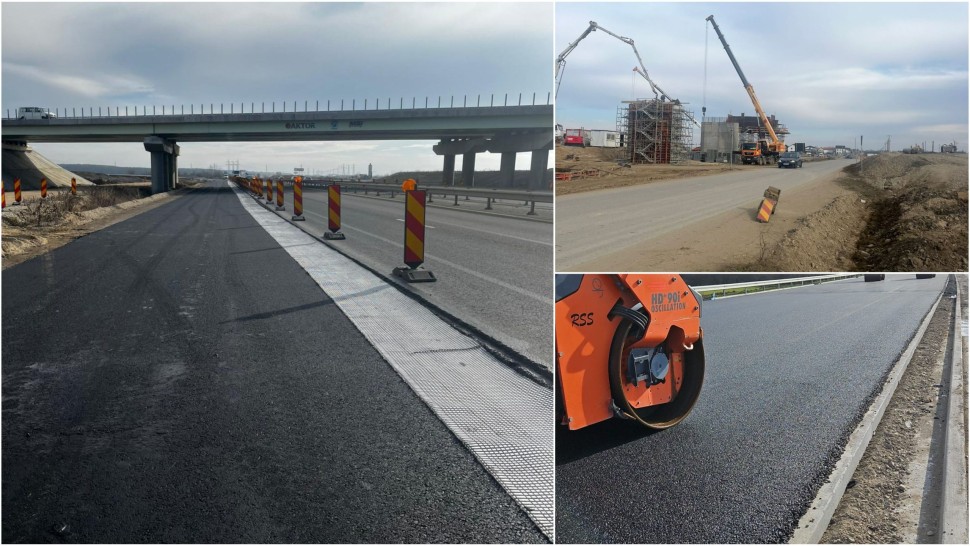 AKTOR progresează rapid spre finalizarea autostrăzii A0 Sud Lot 3 Toate structurile majore de pe tronsonul de 18 km finalizate. Ultimele imagini de pe șantier FOTO