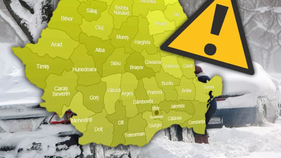 Alertă meteo ANM în România cu ploi descărcări electrice grindină și vijelii până sâmbătă Cod galben de vânt puternic în Moldova HARTĂ