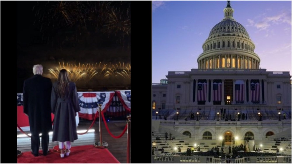 Învestirea lui Donald Trump. Președintele SUA a sosit la Washington. Festivitățile au început cu un imitator al lui Elvis şi focuri de artificii VIDEO