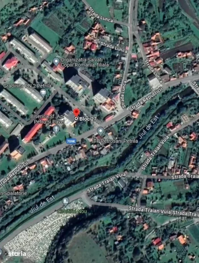 Locul în care se află garsoniera de vânzareFoto: Google Maps